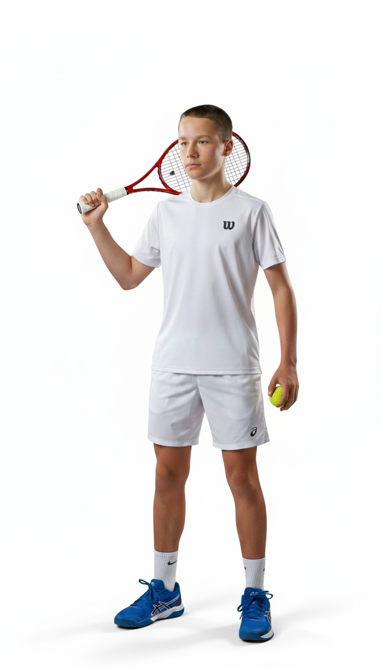 Junior tennis player Mitrovits Nikitas